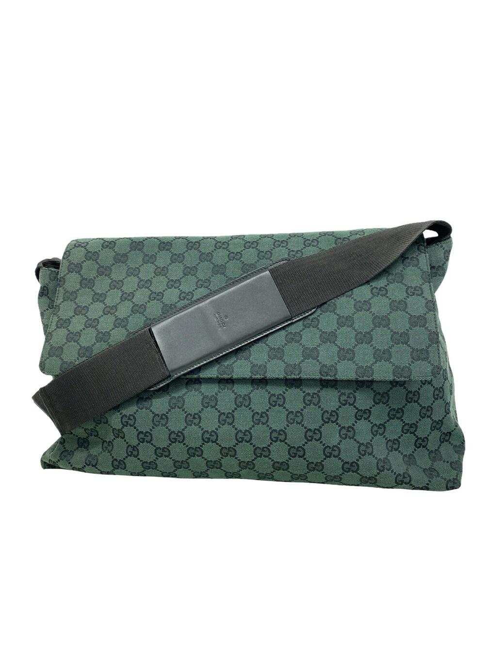 Gucci Flap Messenger Bag Gg Canvas #375727G74B
